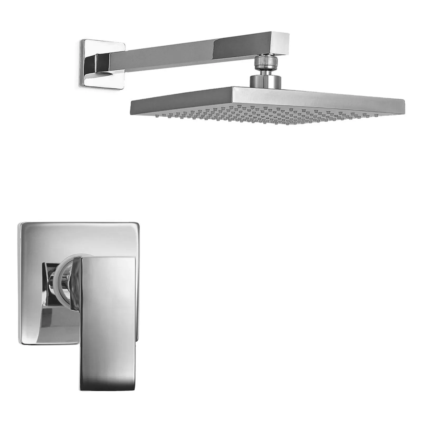 Monocomando Minimalista Mono Cromo De Ducha Square C/ Sal Esp